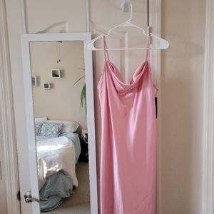 Pink Slip Dress